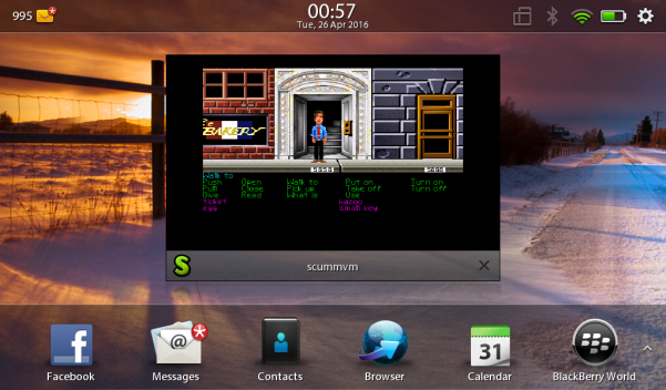 ScummVM on PlayBook